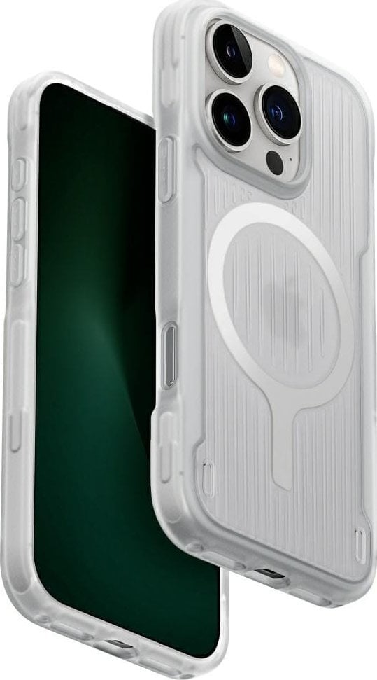 Etui UNIQ Combat Active do iPhone 16 Pro Magclick Charging lume white