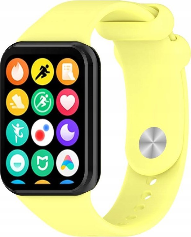 Hello Case PASEK SILIKONOWY DO OPASKI SPORTOWEJ XIAOMI MI BAND 8 PRO PUDROWY RÓŻ