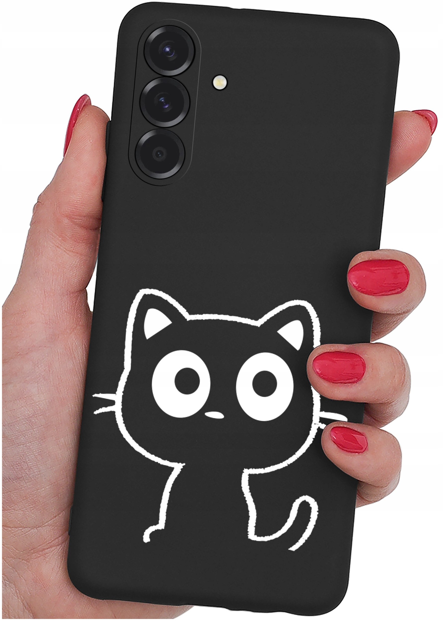 ETUI do Samsung A26 5G | WZORY | SILIKONOWE MATT CASE + SZKŁO 9H