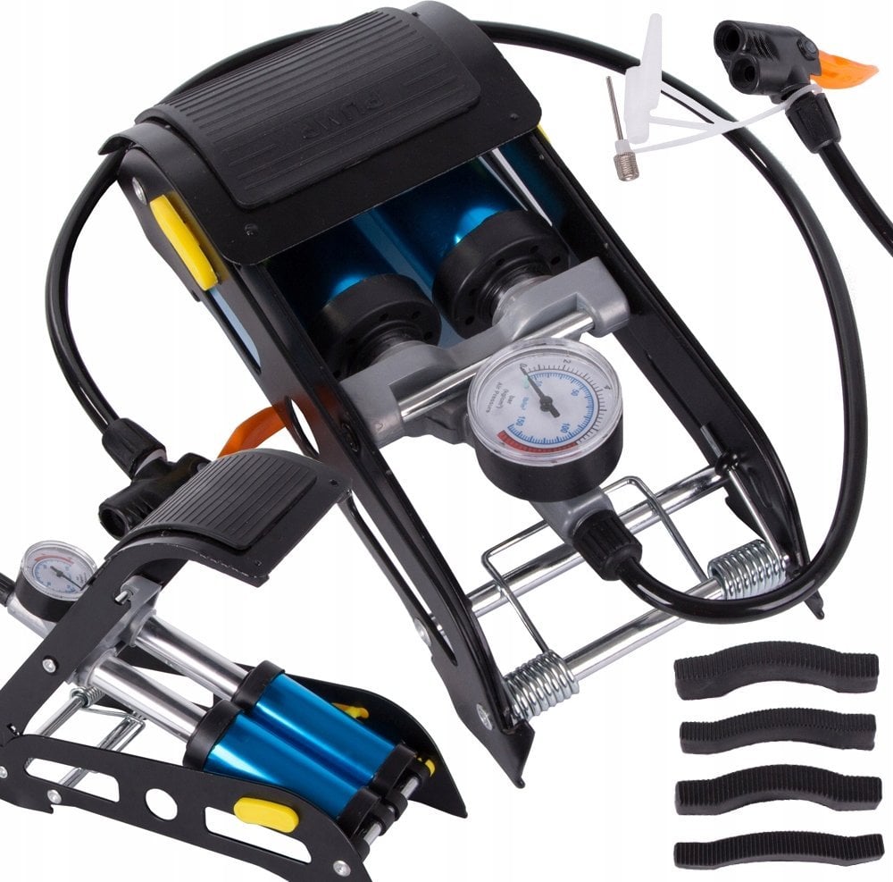 Verk Pompka samochodowa nożna dwutłokowa