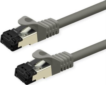 Triton Kabel krosowy VALUE S/FTP (PiMF) kat. 8 (klasa I), LSOH, elastyczny, szary, 1 m