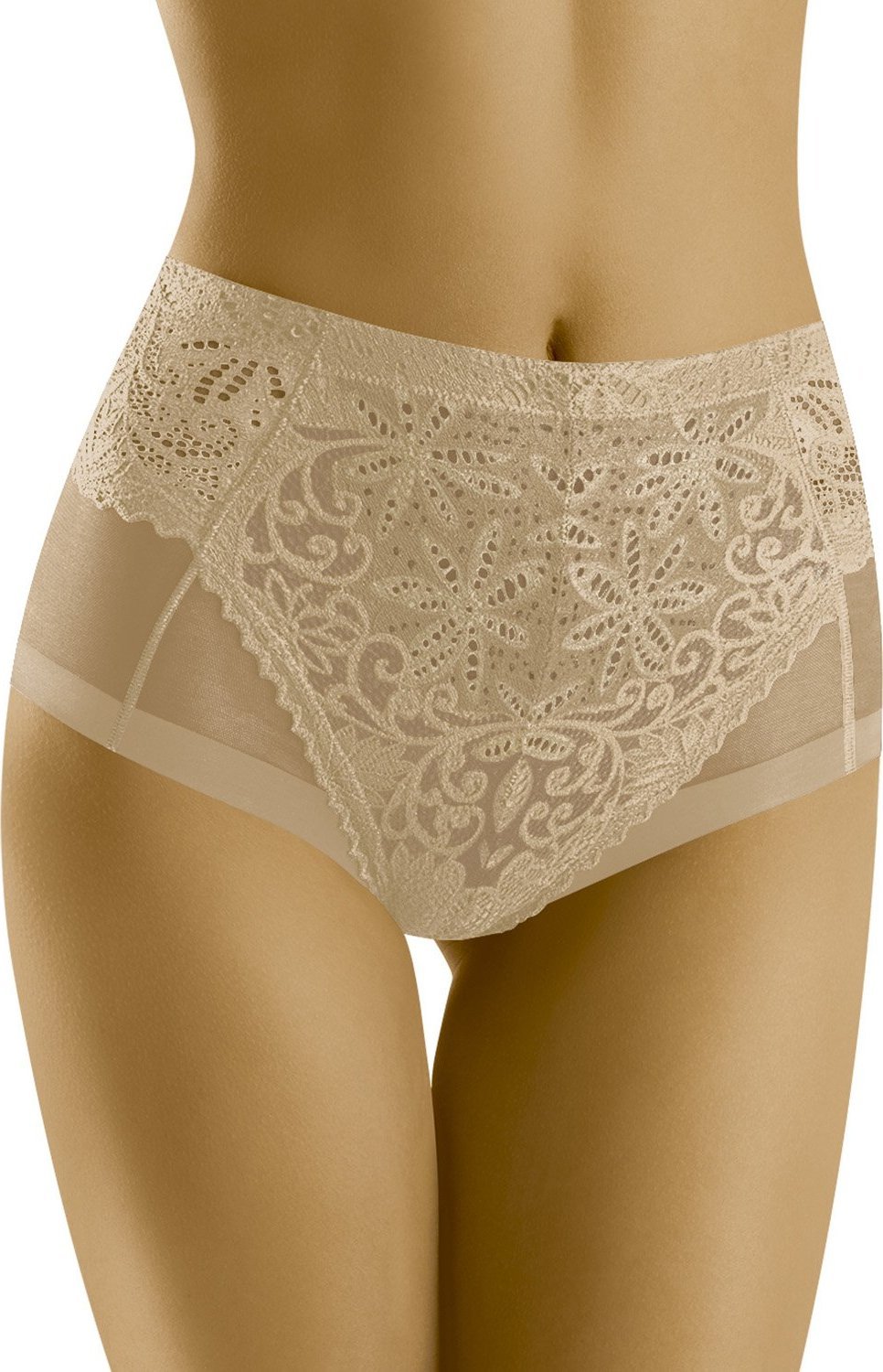 Wolbar Wol-Bar Hoty beżowy M Majtki figi