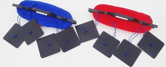 LINIE DO BOISKA SIATKÓWKI PLAŻOWEJ 16X8 NIEBIESKIE