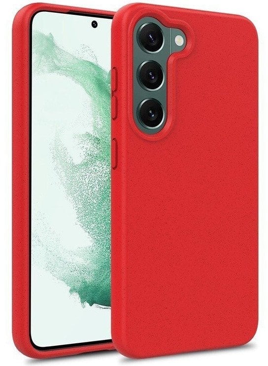 Swissten Soft Joy Silicone Case for Samsung Galaxy S23 Plus Red