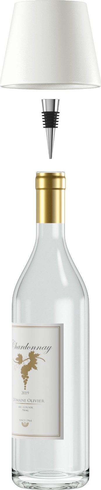 Lampka biurkowa Realpower RealPower LED-Tischlampe dimmbar kalt/warm mit Akku,weiss