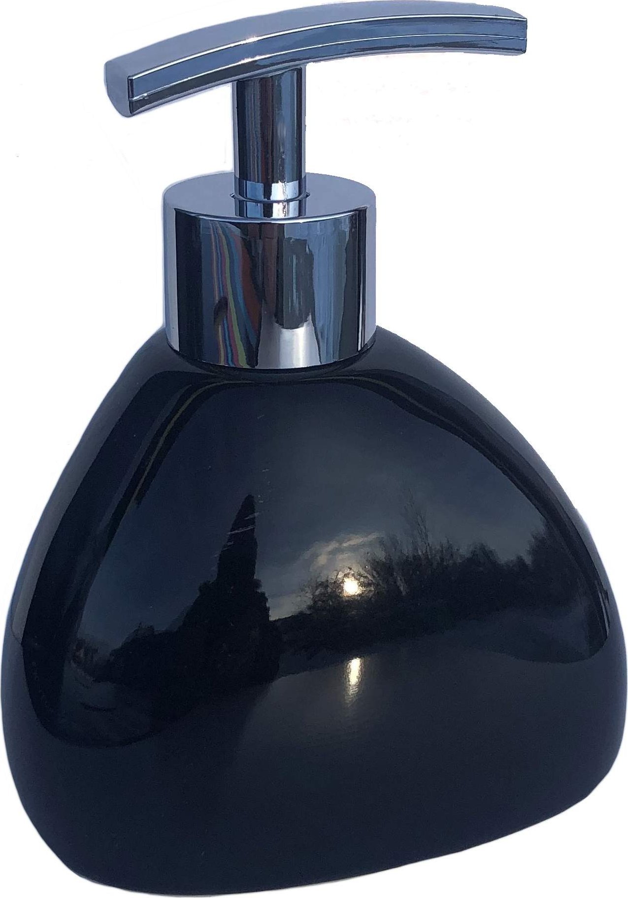 Dozownik do mydła 5five Dozownik na mydło SILK, ceramika, biały