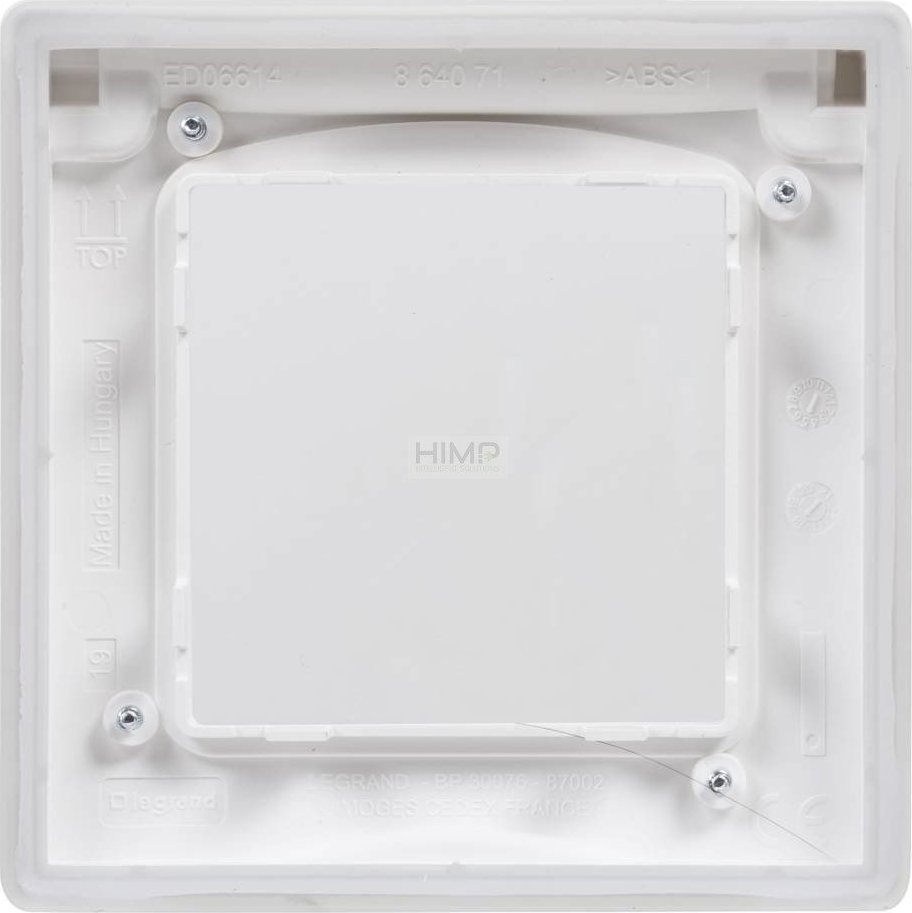 Legrand Ramka pojedyncza Legrand Niloe Step 863196 IP44 biała
