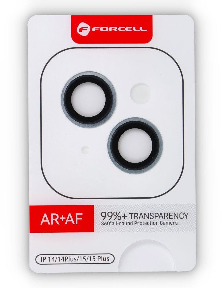 Szkło hartowane Forcell Premium do aparatu - do iPhone 15 / 15 Plus Niebieski