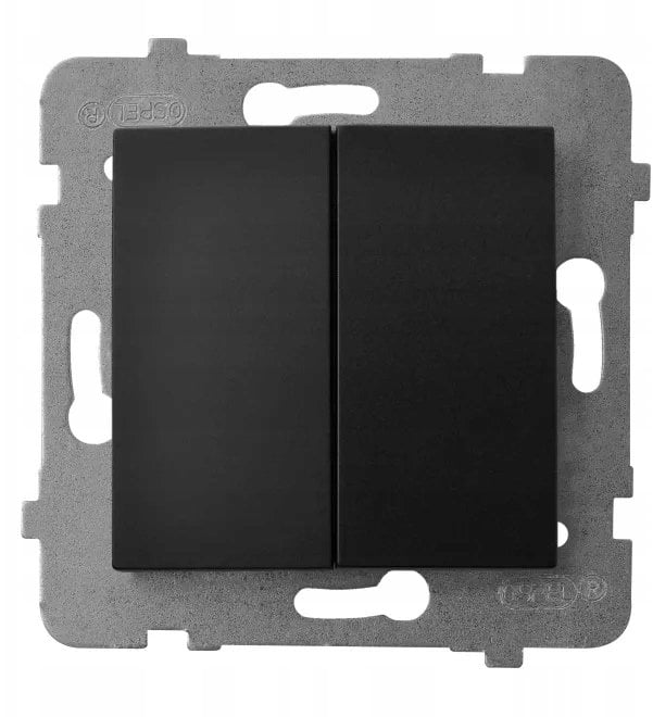 AS Łącznik podwójny schodowy czarny metalik ŁP-10G/m/33