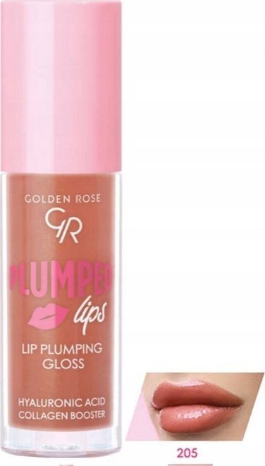 Golden Rose Plumped Lips Lip Plumping Gloss Błyszczyk optycznie powiększający usta 4.7ml (205)