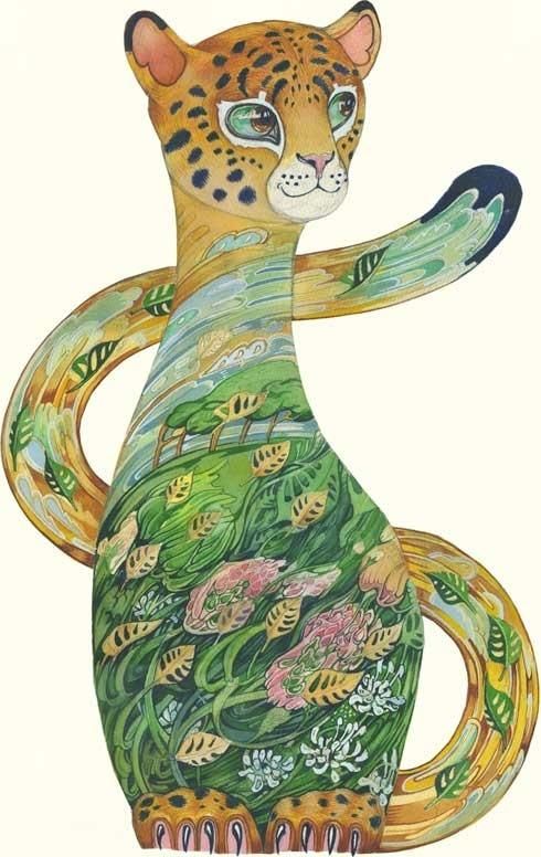 DM Collection Karnet A135 B6 + koperta Młody jaguar