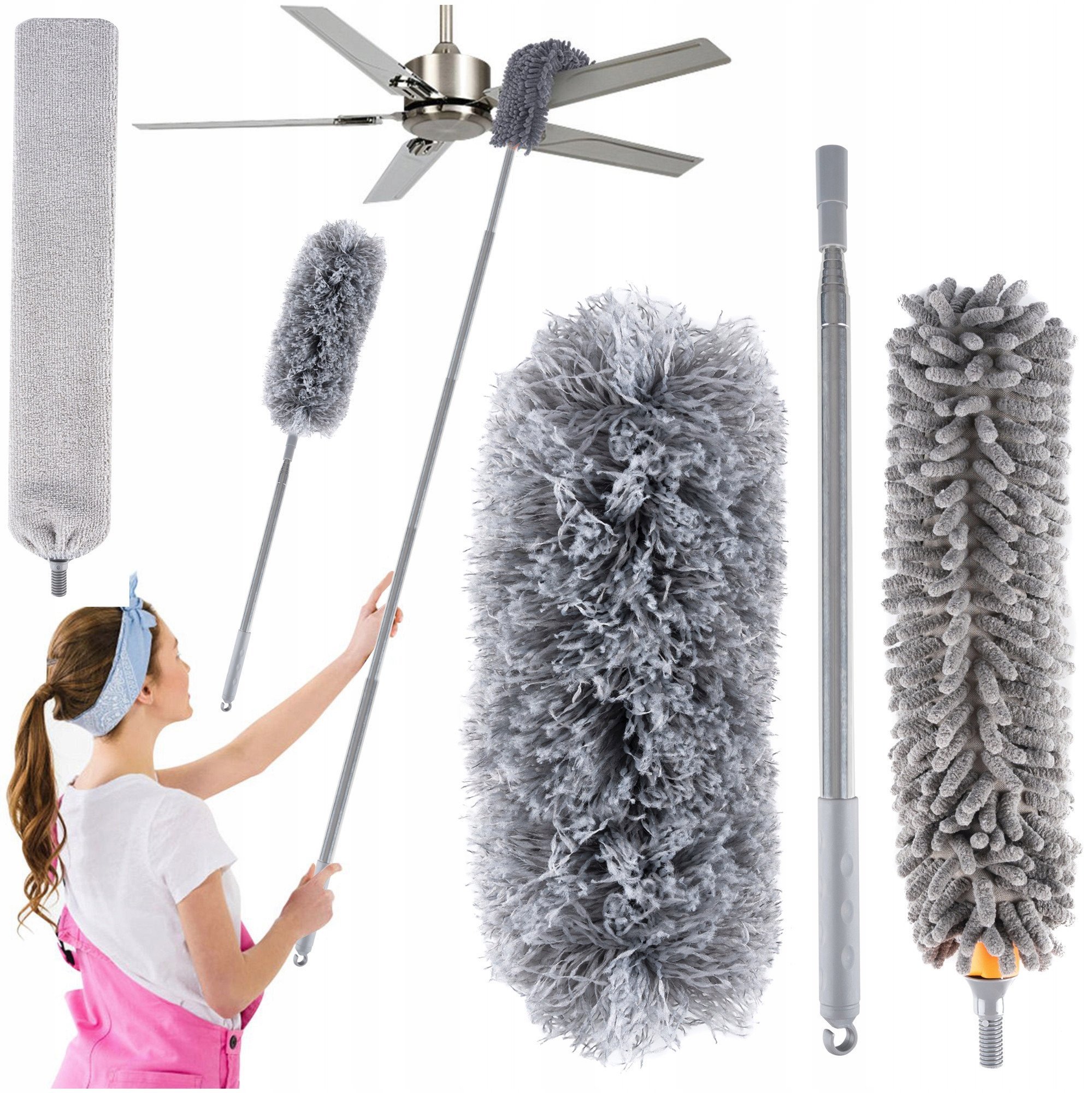 Q35B TELESKOPOWA MIOTEŁKA SZCZOTKA DO KURZU