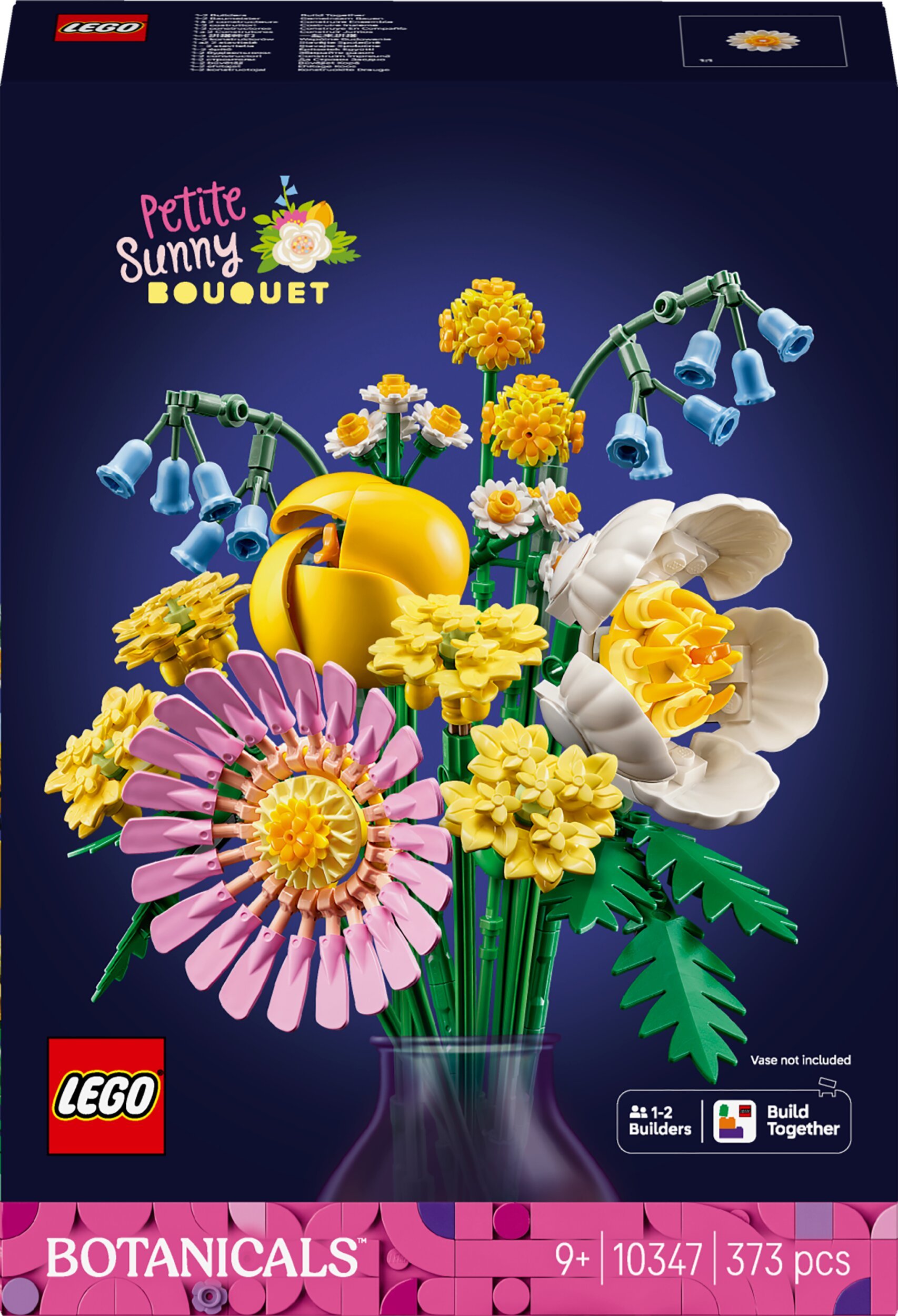 LEGO Icons Mały bukiet żółtych kwiatów (10347)