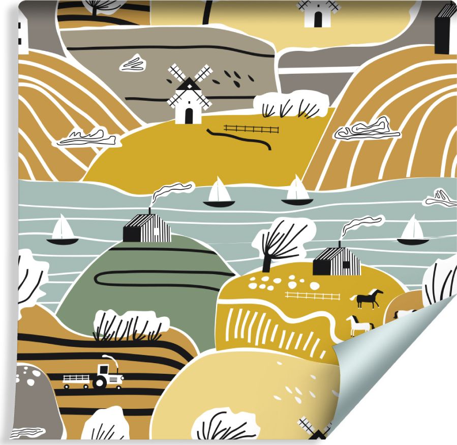 Muralo Tapeta Dla Dzieci - Jesienny Krajobraz