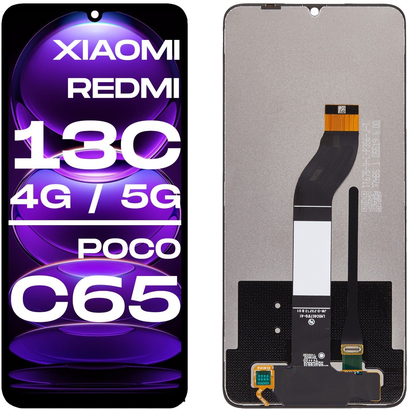 Wyświetlacz do Xiaomi Redmi 13C 4G / 5G / Poco C65 LCD Ekran