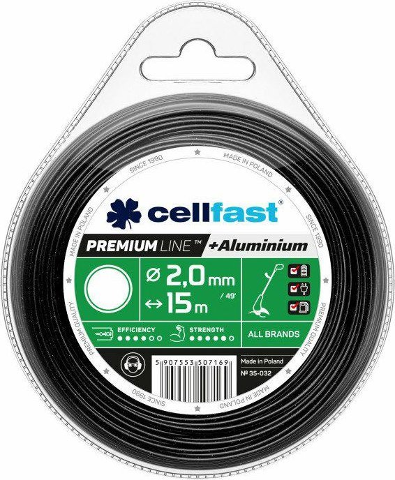 Cellfast ŻYŁKA TNĄCA PREMIUM 3,0mm / 80m OKRĄGŁA CELLFAST