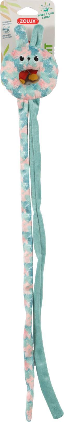 Zolux ZOLUX Zabawka dla kota ETHICAT królik zawieszany na drzwiach, liście