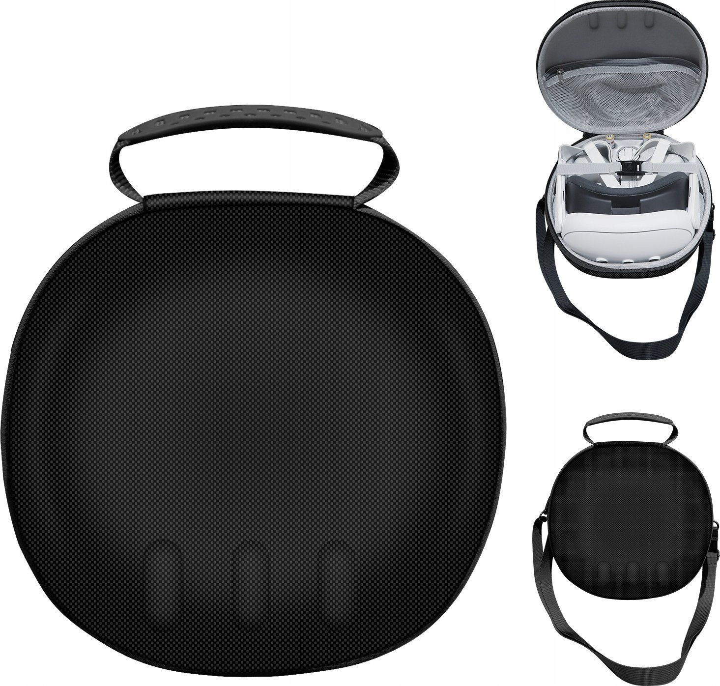 JYS Futerał Etui Pokrowiec Case Walizka Na Okulary Gogle Vr Oculus Meta Quest 3 / Jys-mq007 Czarny