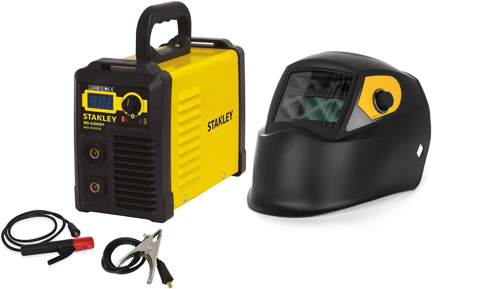 Stanley Spawarka inwertorowa 190 a, mma, elektrody 1,6 - 4,0 mm + przyłbica lcd e-protection 2000 e