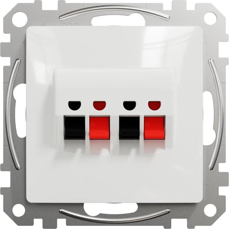 Schneider Electric Sedna Design Gniazdo 2x głośnikowe białe SDD111411