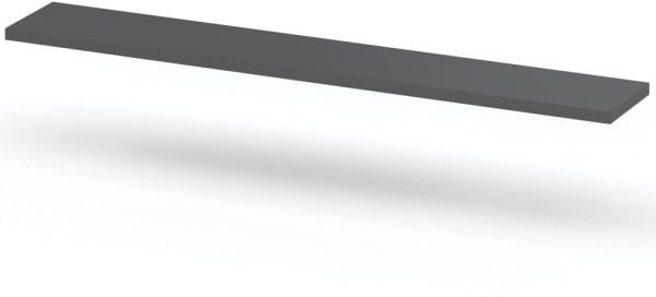 Półka Wisząca Ścienna Na Książki Dla Dzieci Szara Hugo 100cm Do Garażu