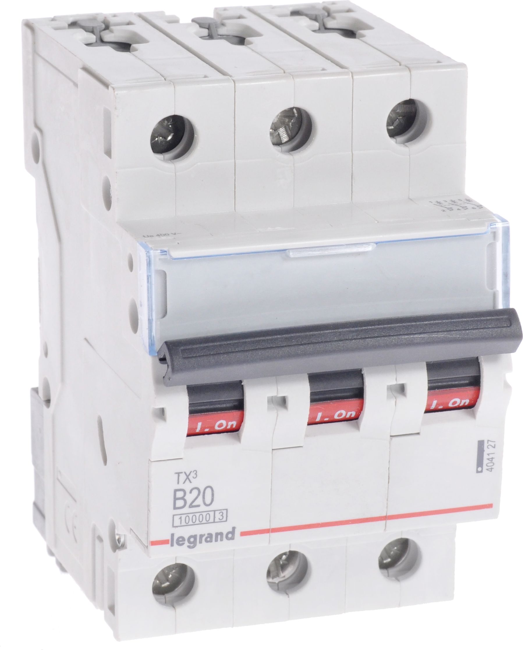 Legrand Wyłącznik nadprądowy 3P B 20A 10kA AC S313 TX3 (404127)