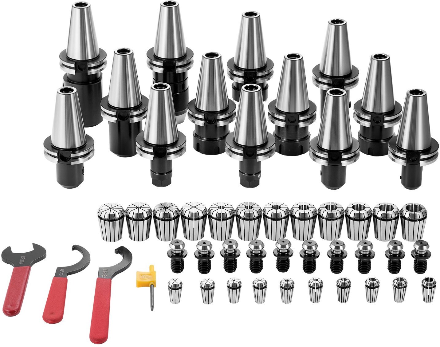 Tuleje Zaciskowe Frezarka Wiertarka Wytaczarka Zestaw 35 Sztuk