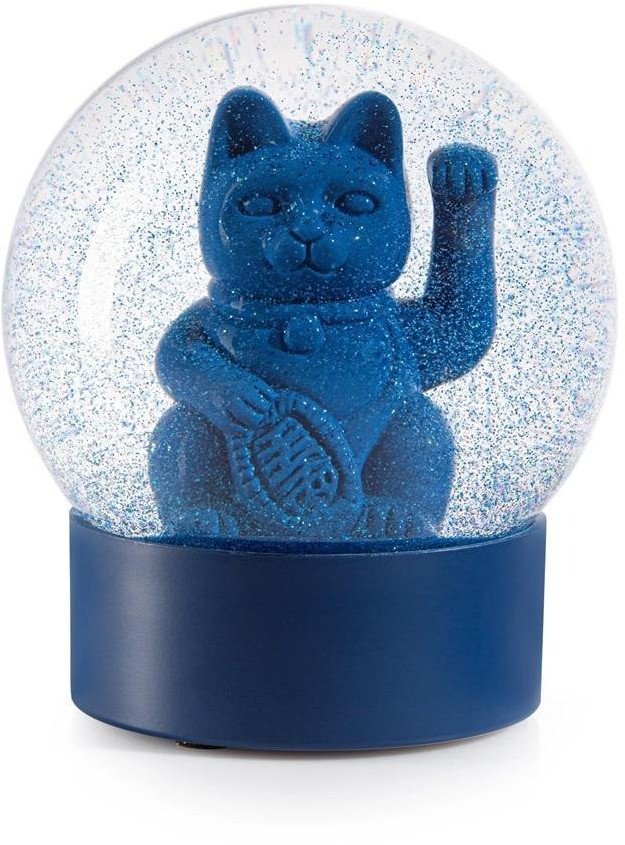 Kula śnieżna - Lucky Cat ciemny niebieski