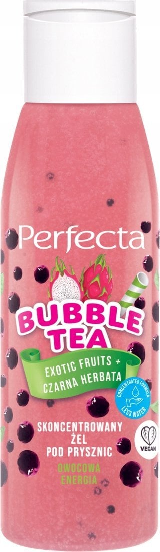 PERFECTA_Bubble Tea żel pod prysznic Exotic Fruits + Czarna Herbata 100ml