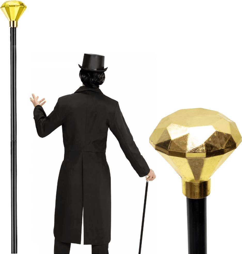 Korbi ZŁOTA LASKA KIJEK DLA DŻENTELMENA DŻENTELMEN 100cm