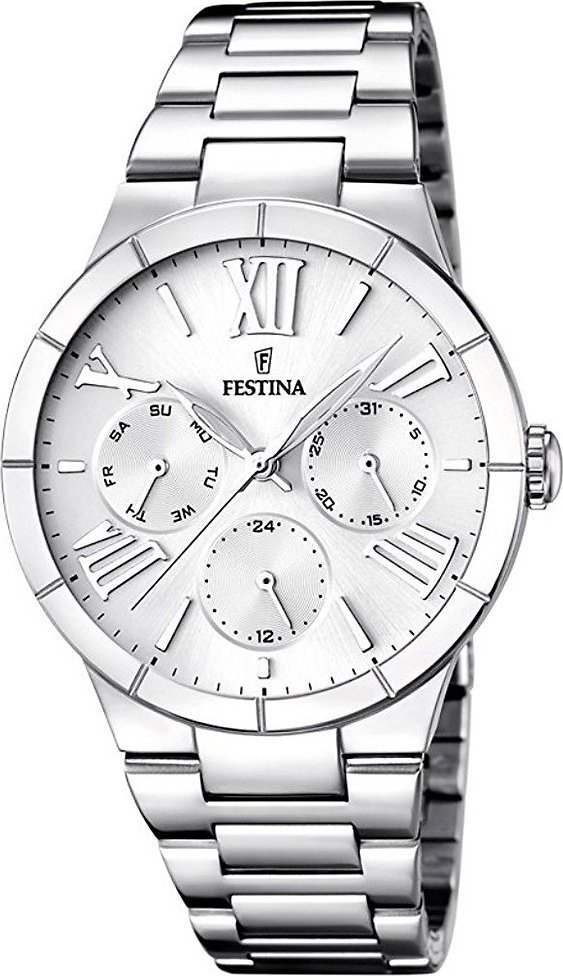 Zegarek Festina Zegarek damski Festina F16716-1 srebrny