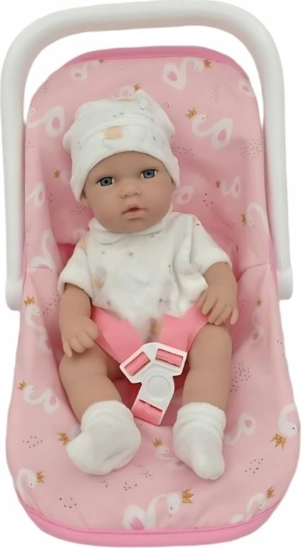 ML WOOPIE ROYAL Zestaw Lalka Bobas 30,5 cm + Nosidełko Różowe