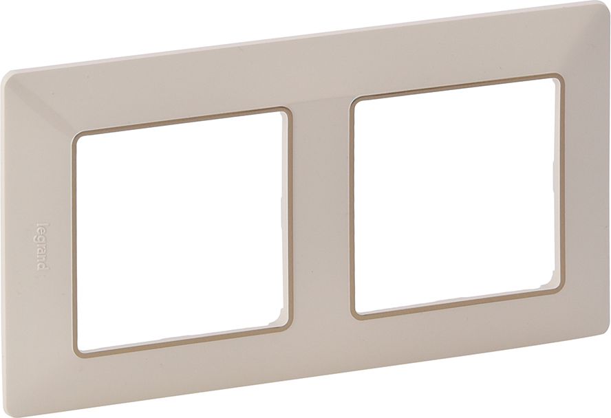 Legrand Ramka podwójna Valena Life kremowa / złota (754062)