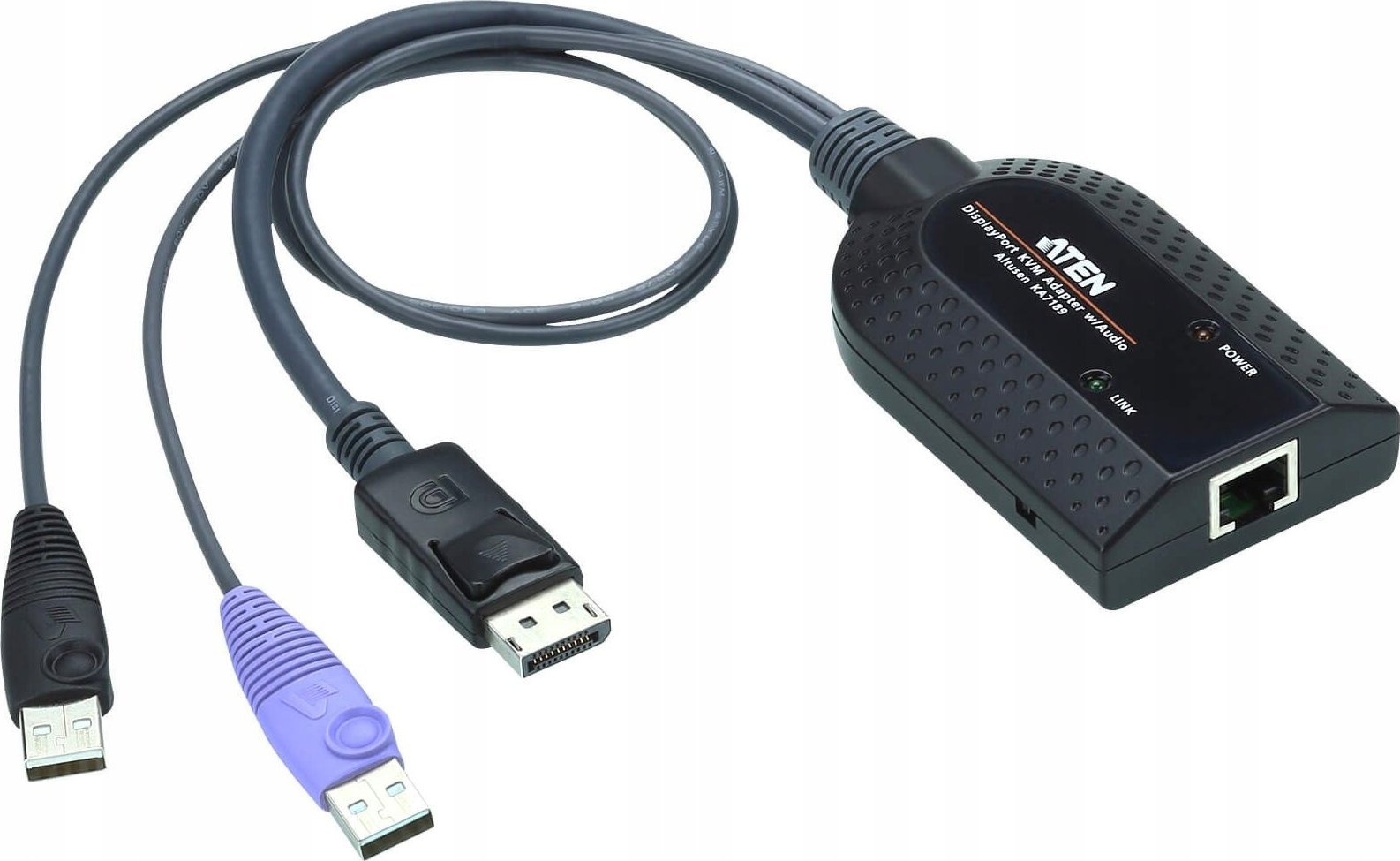 Przełącznik Aten ATEN KA7189 USB Displayport Virtual Media KVM Adapter Cable