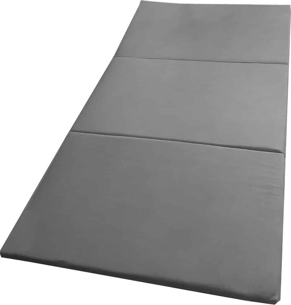 Małpiszon Materac gimnastyczny 180 x 100 x 5 cm popielaty Małpiszon