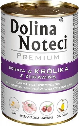 Dolina Noteci Dolina Noteci Królik i Żurawina 400g