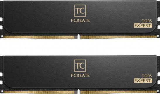 Team Group DDR5 - 32GB - 6400 - CL - 32 (2x 16 GB) dual kit, RAM (Kolor: CZARNY, CTCED532G6400HC32ADC01, T-CREATE EXPERT)