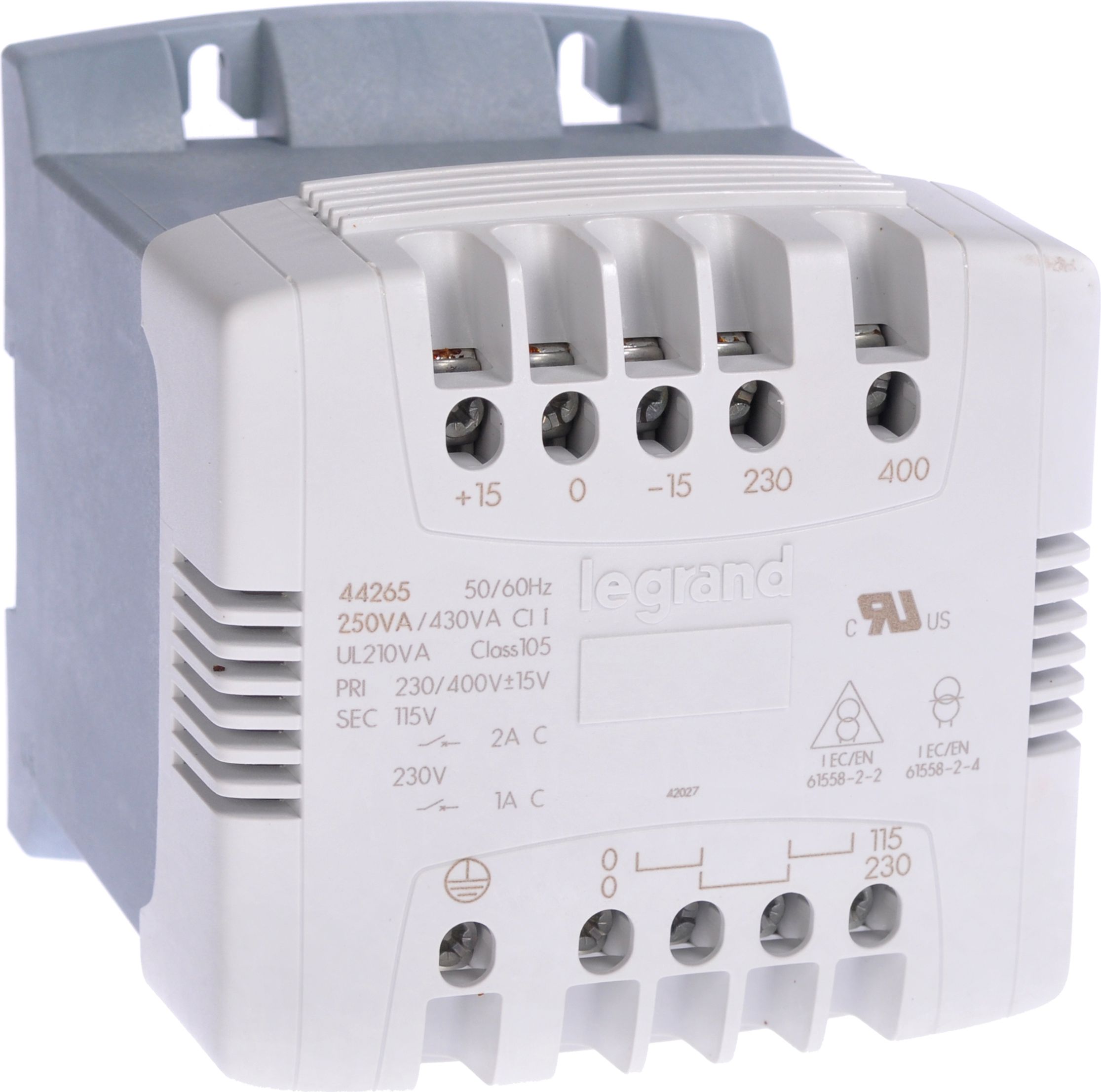 Legrand Transformator sterowniczy separacyjny 250VA 230 - 400 / 115 - 230V (044265)