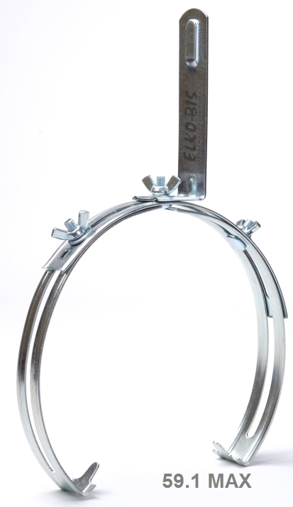 Elko-Bis Uchwyt gąsiorowy uniwersalny G5 MAX zaciskowy 160x430-550mm ocynkowany