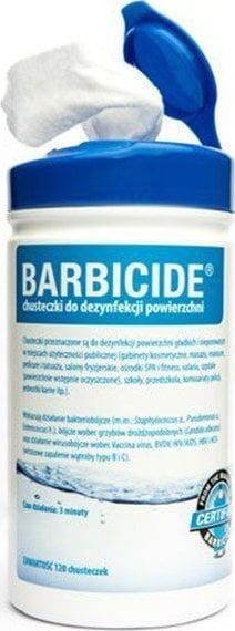 Activeshop Barbicide wipes chusteczki do dezynfekcji powierzchni 100 szt.