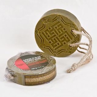 Najel Mydło Aleppo z bursztynem do zawieszenia 150g