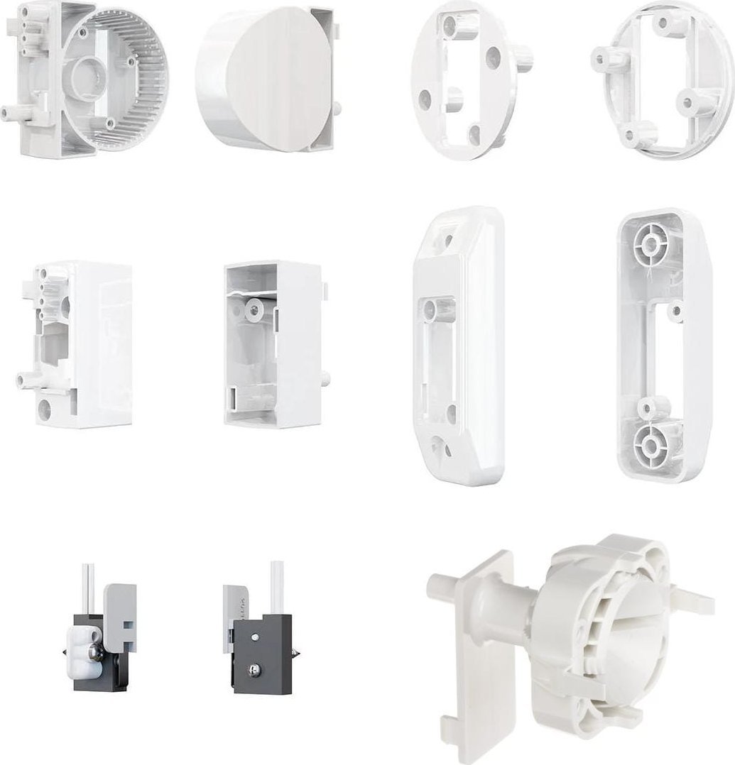 Satel Uchwyt dystansowy sufitowo-ścienny do czujek zewnętrznych typu OPAL/AOD-210 (kolor biały, w komplecie: BRACKET E-1, E-2B, 4xE-3, E-4,E-5, E-6) B