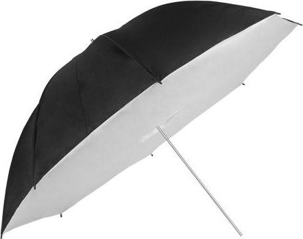 GlareOne Parasolka studyjna srebrna z dyfuzorem 90cm