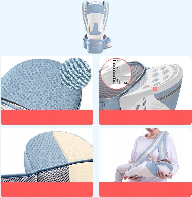 NOSIDEŁKO DLA DZIECKA 15w1 1008 GRANATOWE