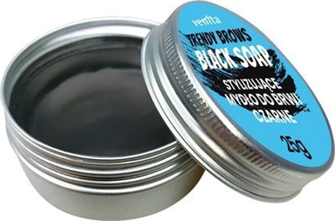 Venita VENITA Trendy Brows Stylizujące Mydło do brwi - czarne 25g