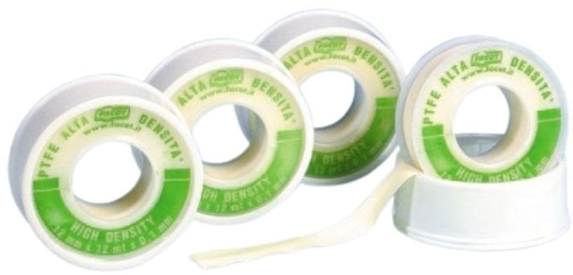 TEFLON TAPE 12X12X0.1 MM 1.0G/M3