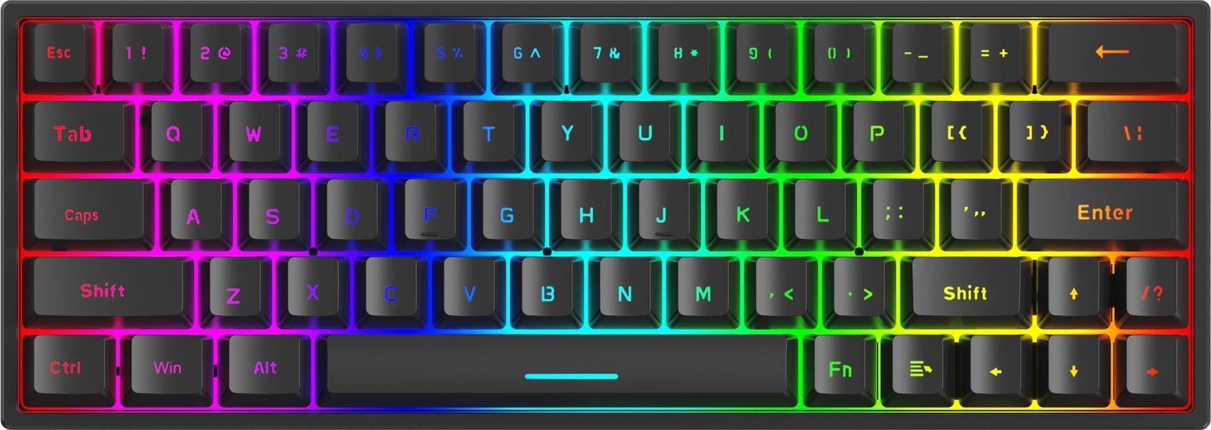 Klawiatura Marvo Shogo 63W Wireless Banana Crystal (KG955W)