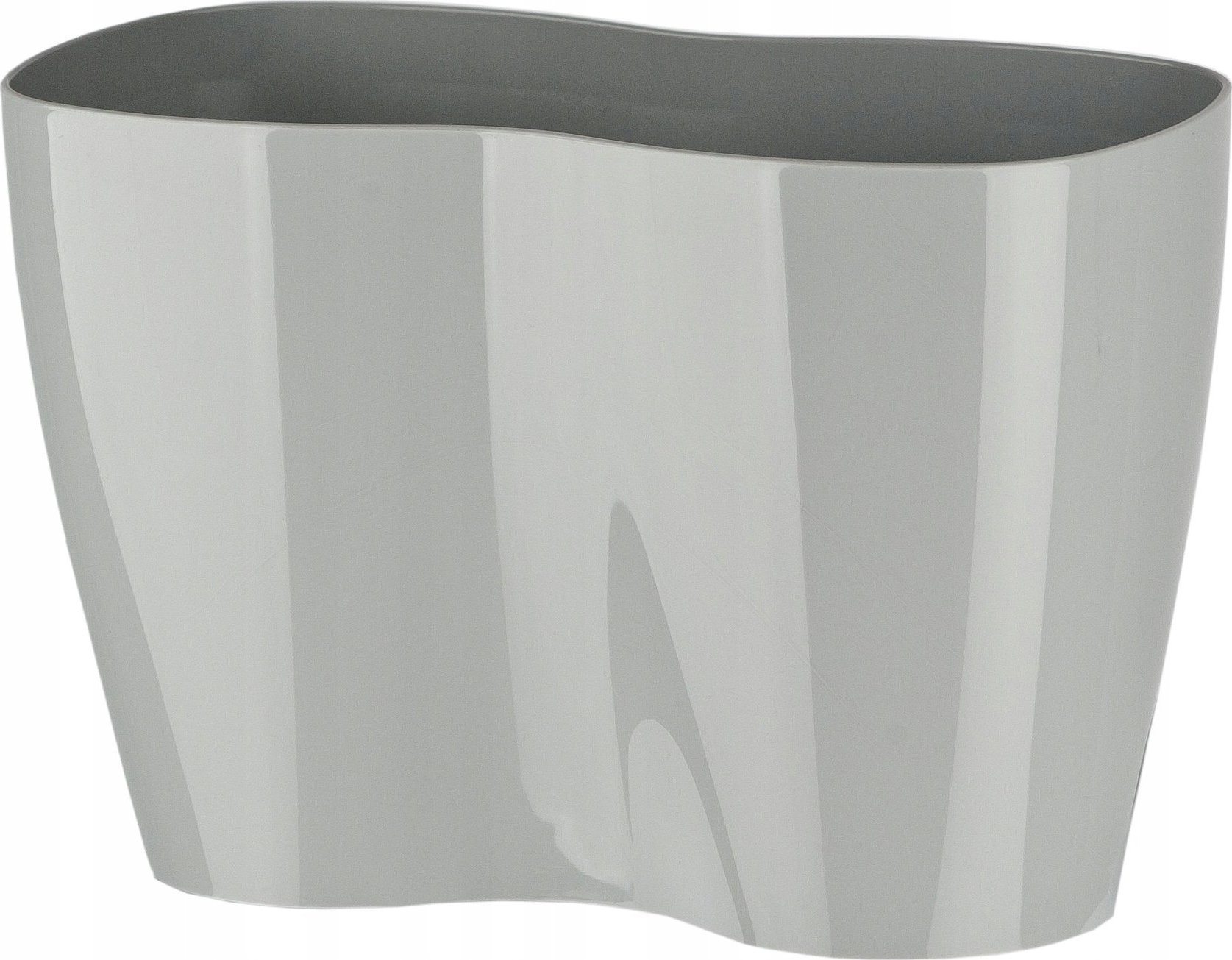 Kadax Doniczka Osłonka Na Storczyk Kwiaty Popielata 23cm