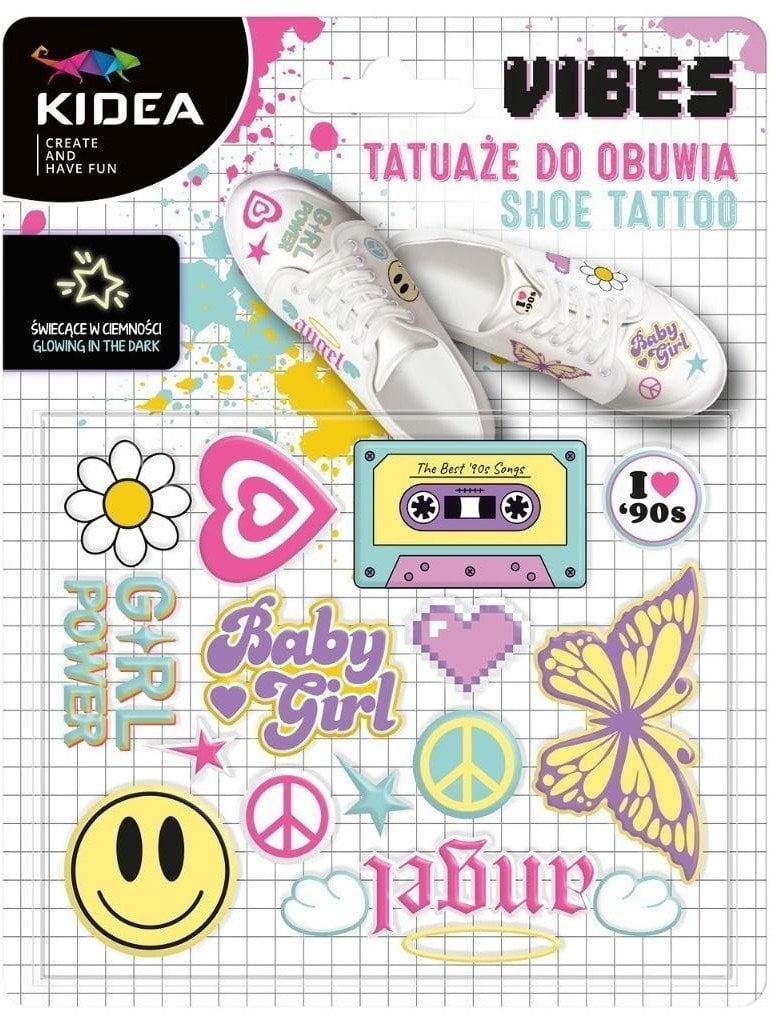 TATUAZ DO OBUWIA SWIEC W CIEMN VIBES 140X175 KID
