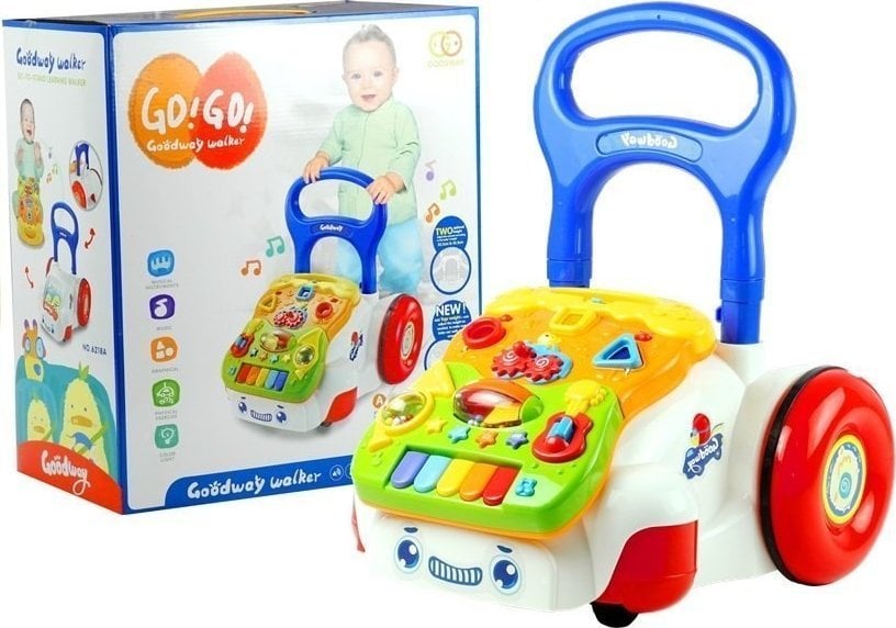 LeanToys Chodzik Pchacz Dla Dziecka Grający Odpinany Panel